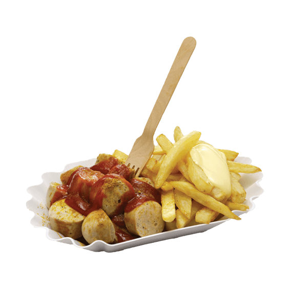 Curry Wurst Pommes